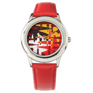Relógio De Pulso Tribal Watch Modern 4 Nações Art Wrist Watch