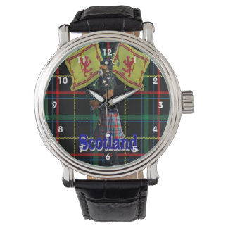 Relógio De Pulso Tubarão escocês em tartan