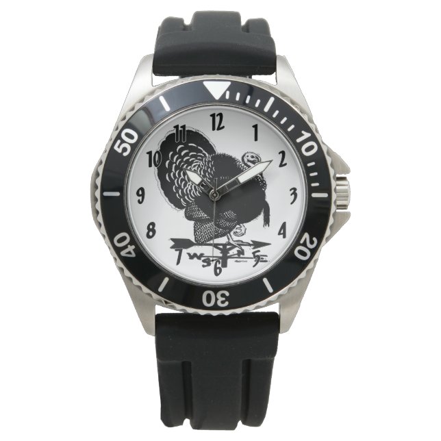 Relógio De Pulso Turkey Weathervane (Frente)