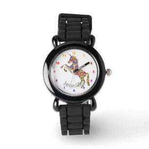 Relógio De Pulso UNICORN Girls watch SILVER personalizado - adicion