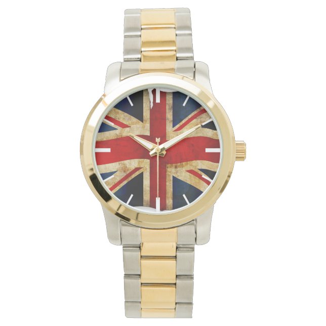 Relógio De Pulso Union Jack (Frente)