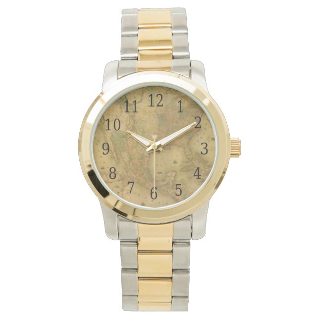 Relógio De Pulso United States Map Watch (Frente)