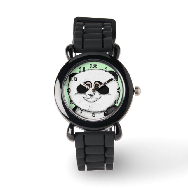Relógio De Pulso Urso Panda Muito Bonito (Frente)