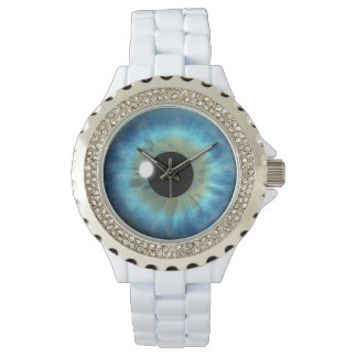 Relógio De Pulso Vigia Personalizada Do Pulso Ocular Iris Ocular Az