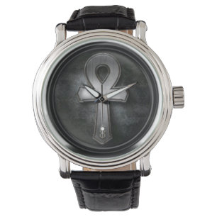 Relógio De Pulso Vintage Ankh - Símbolo Chave de Vida Design