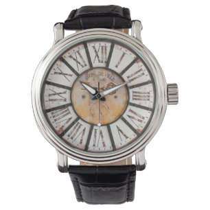 Relógio De Pulso VINTAGE CLOCK FACE   numeração romana
