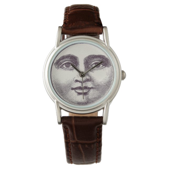 Relógio De Pulso Vintage Victoria Era "Moon Face" Watch (Frente)