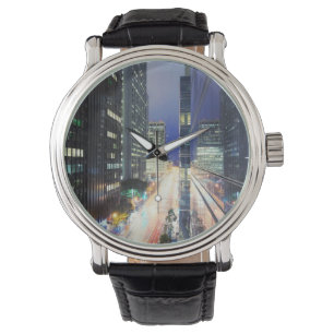 Relógio De Pulso Vista de construções de gabinete distrital