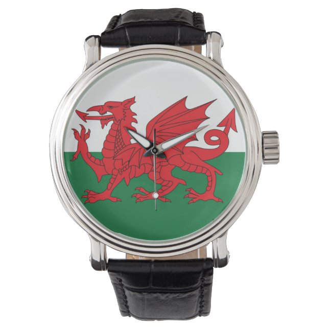 Relógio De Pulso Welsh Flag Watch (Frente)
