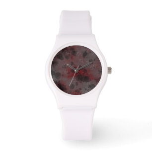 Relógio De Pulso White Esportivo Vermelho Negro