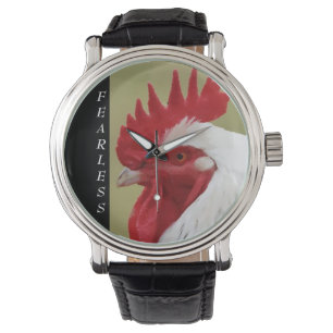 Relógio De Pulso White Rooster Watch sem rosto