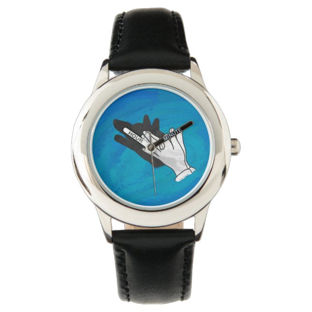 Relógio De Pulso Wolf On Blue (Frente)