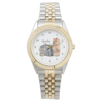 Relógio De Pulso Yorkshire Terrier Personalize