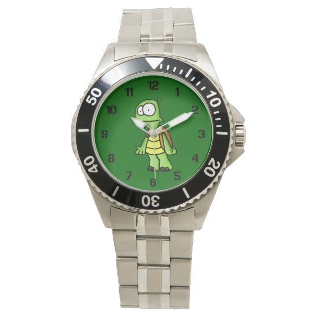 Relógio De Pulso Zippy, a Tartaruga (Frente)
