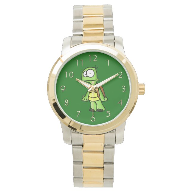 Relógio De Pulso Zippy, a Tartaruga (Frente)