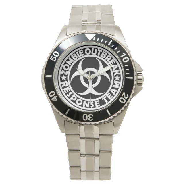 Relógio De Pulso Zombie Outbreak Watch (Frente)