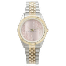 Relógio de rosa Elegante