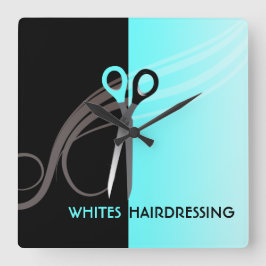 relógio de salão de cabelo