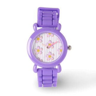 Relógio de silicone Bubble Daisies Kids