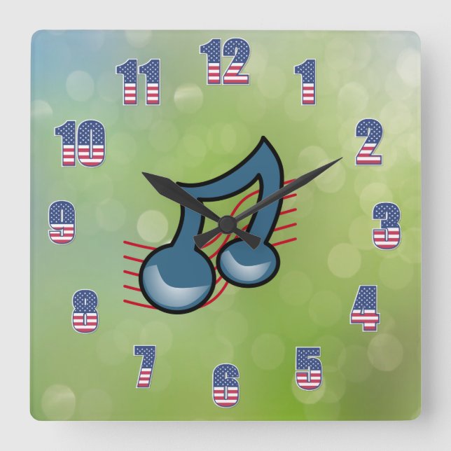 Relógio de sinais de música (Frente)