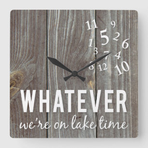 Relógio de Tempo lago