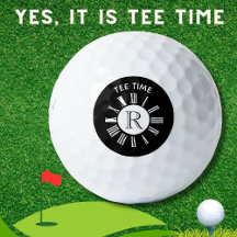 Relógio de Tempo Único do Teto Monograma Branco Pr