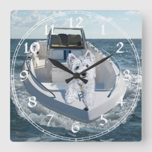 Relógio de Terrier Branco de West Highland