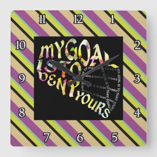 Relógio de Tipografia de Goalie Mask