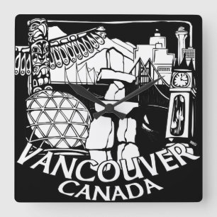 Relógio de Vancouver Oferece Relógio de Decoração
