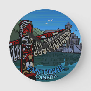 Relógio de Vancouver Oferece Relógio de Parede de