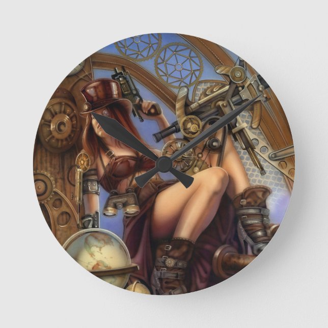 Relógio de Viajante do Tempo Steampunk! (Frente)