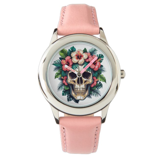 Relógio Decadência Tropical: Bloom e Osso (Frente)