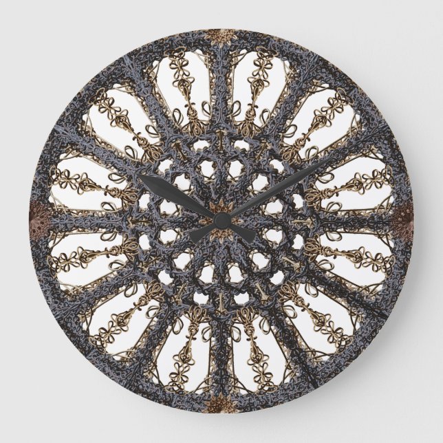 Relógio decorativo em estilo gótico (Frente)