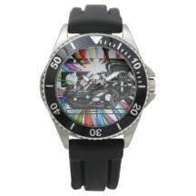 Desenho de tinta montada - carro esportivo a peça 