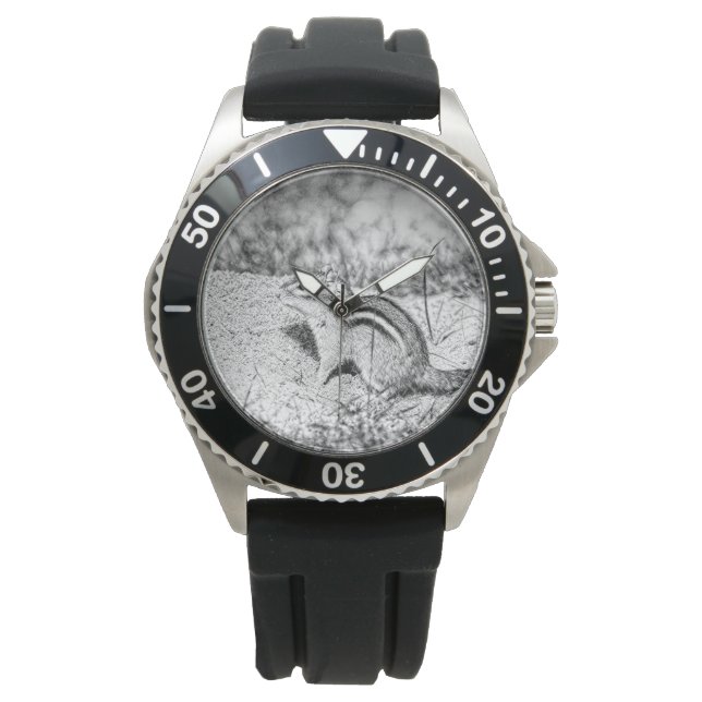 Relógio Desenho do Chipmunk (Frente)