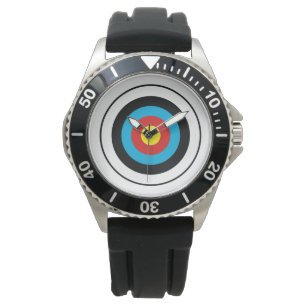 Relógio Design de Alvo Bullseye
