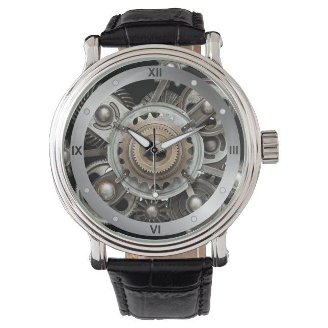 Relógio Design de colheita mecânica (Frente)