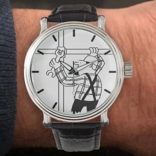 Relógio Design de Ilustração do Scaffolder