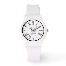 Relógio Design de Numeração Romana com Monitoramento Inici