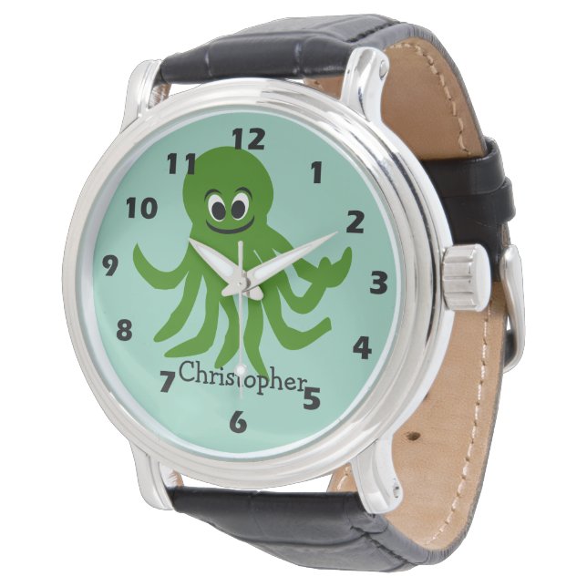 Relógio Design de polvo verde (Angular)