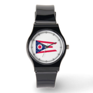 Relógio Design de Sinalizador do Estado de Ohio