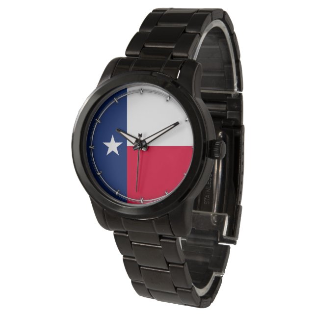 Relógio Design de Sinalizador do Estado do Texas (Angular)
