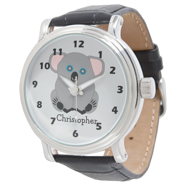 Relógio Design de Urso Koala (Angular)