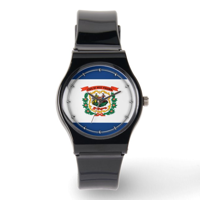 Relógio Design do Estado da Virgínia Ocidental (Frente)