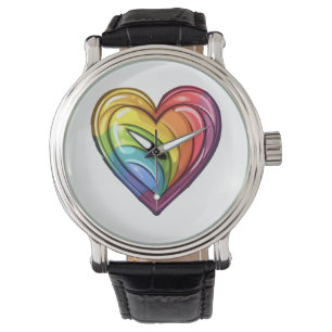 Relógio design orgulho gay