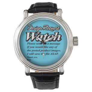 Relógio Design Request Watch