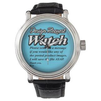 Relógio Design Request Watch