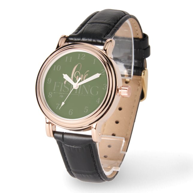 Relógio Design simples | Pesca amorosa (Ângulo)