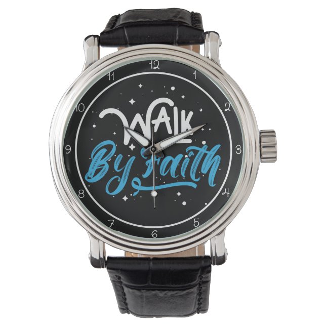 Relógio Design Walk By Faith (Frente)