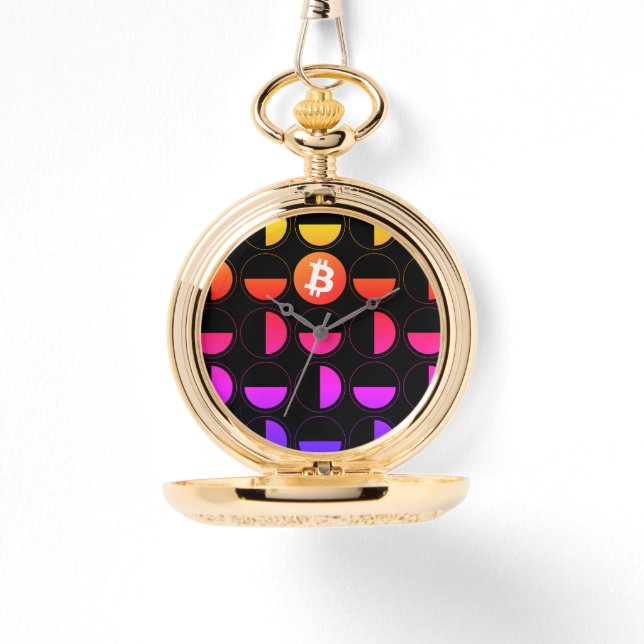 Relógio Designer de Bitmoeda (Frente)